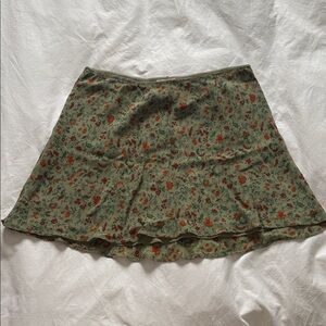 Reformation Brandy Skirt Green - Size XL